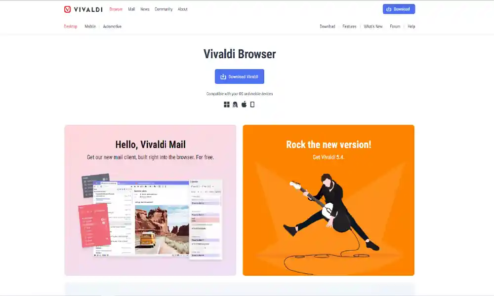 The Best Lightweight Browsers in 2022 Vivaldi Browser