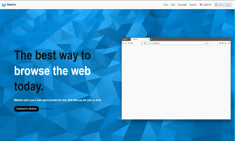 The Best Lightweight Browsers in 2022 WaterFox Browser