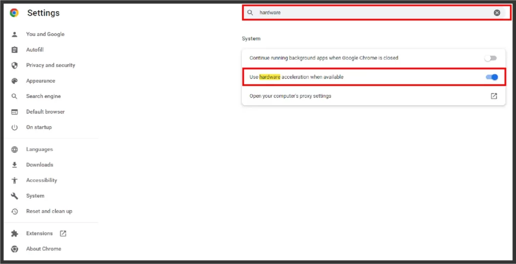 How To Fix Google Chrome High Memory Usage Google Chrome Enable Hardware Acceleration