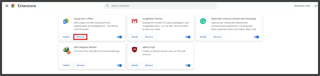 How To Fix Google Chrome High Memory Usage Remove Google Chrome Extensions