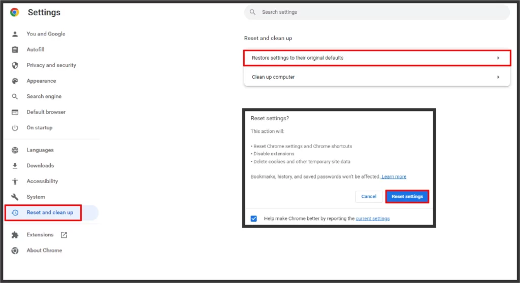 How To Fix Google Chrome High Memory Usage Reset Settings Google Chrome