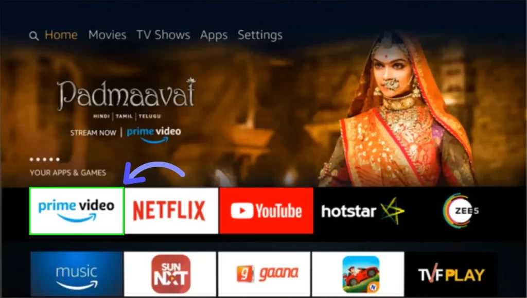 Select-Prime-Video-on-Firestick-device