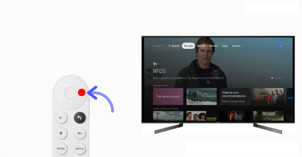 first-of-all-press-the-right-button-3-times-on-your-Google-Chromecast-TV-Remote.