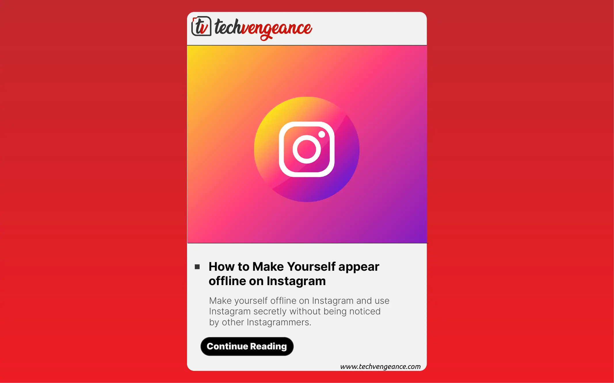How to make yourself appear offline on Instagram