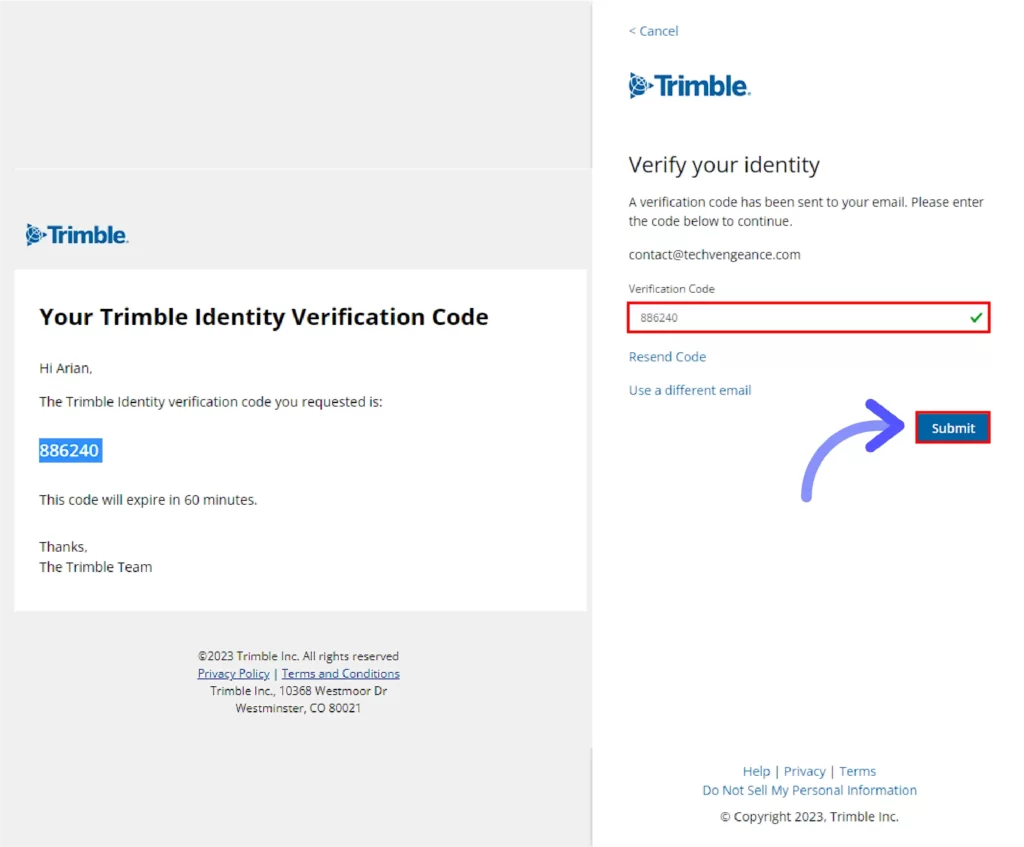 SketchUp Free Trial for 30 Days: How to Get Started Copy-the-conformation-code-and-paste-in-to-the-Trimble-verification-form-and-click-on-Sumbit-button